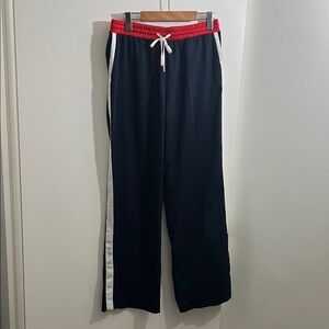 Tommy Hilfiger Red and Navy Track Pants - XS